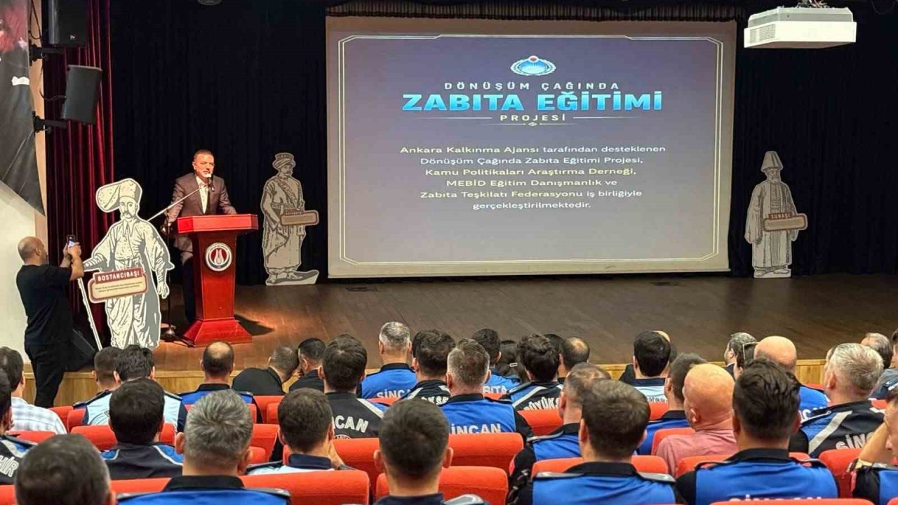 Sincan Belediyesi’nden zabıta personeline mesleki gelişim eğitimi