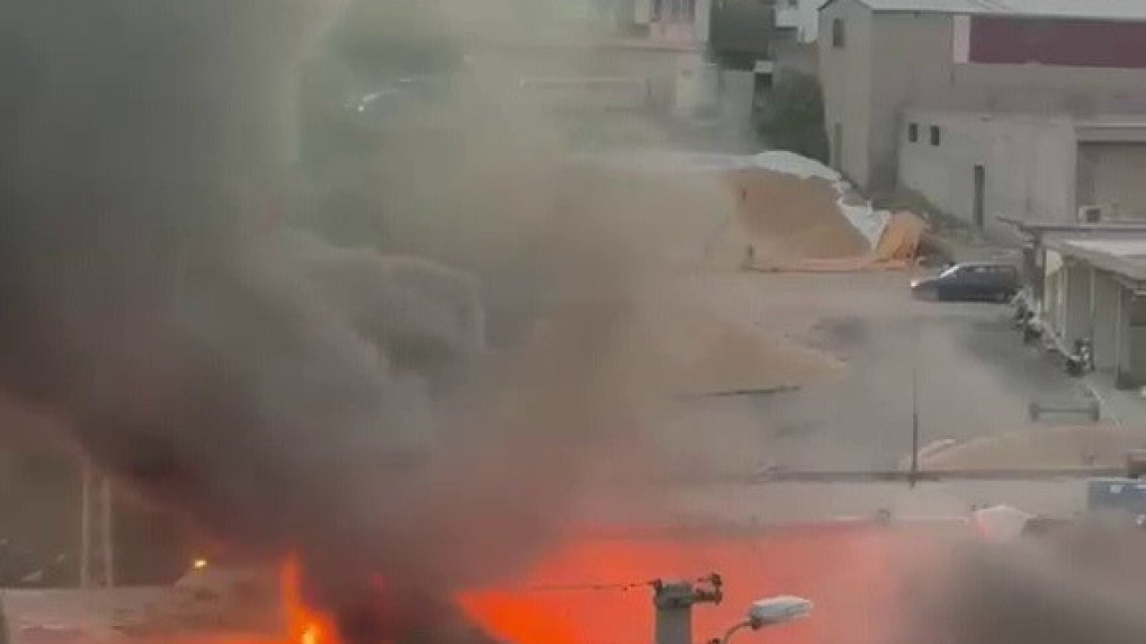 Hurdalık yangını korkuttu