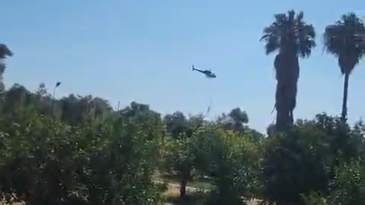 Marmaris’te zirai alan yangını kontrol altında