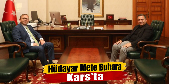 Hüdayar Mete Buhara, Vali Ziya Polat’la Bir Araya Geldi