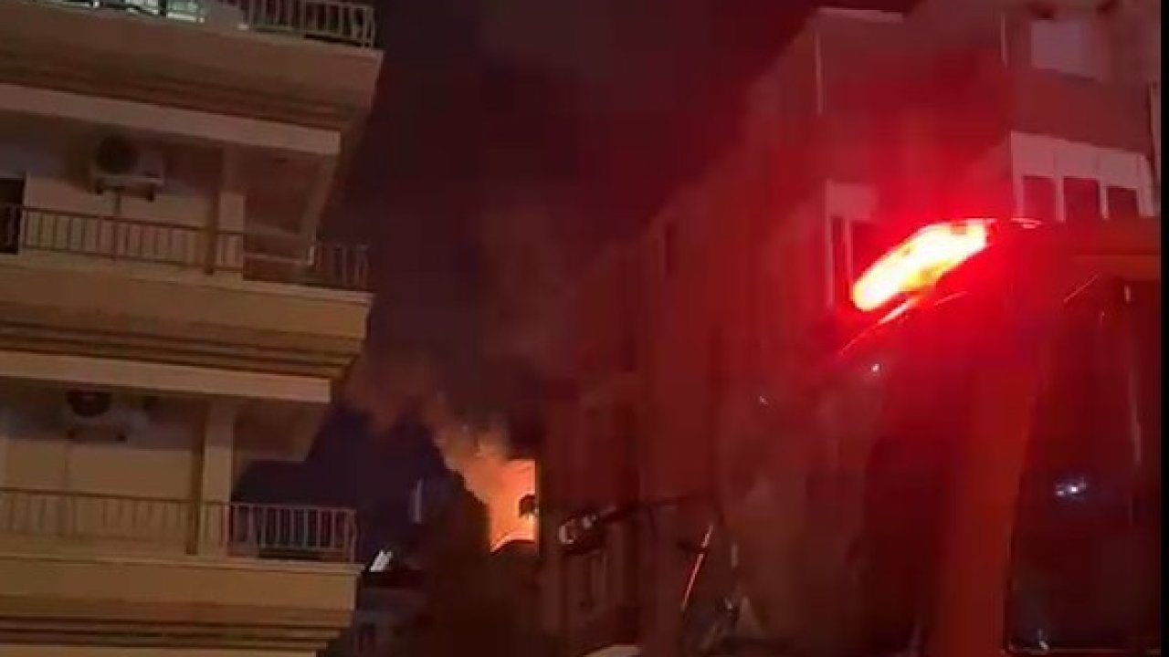 Didim’de ikamet yangını; yangın çıkan dairede maddi hasar oluştu