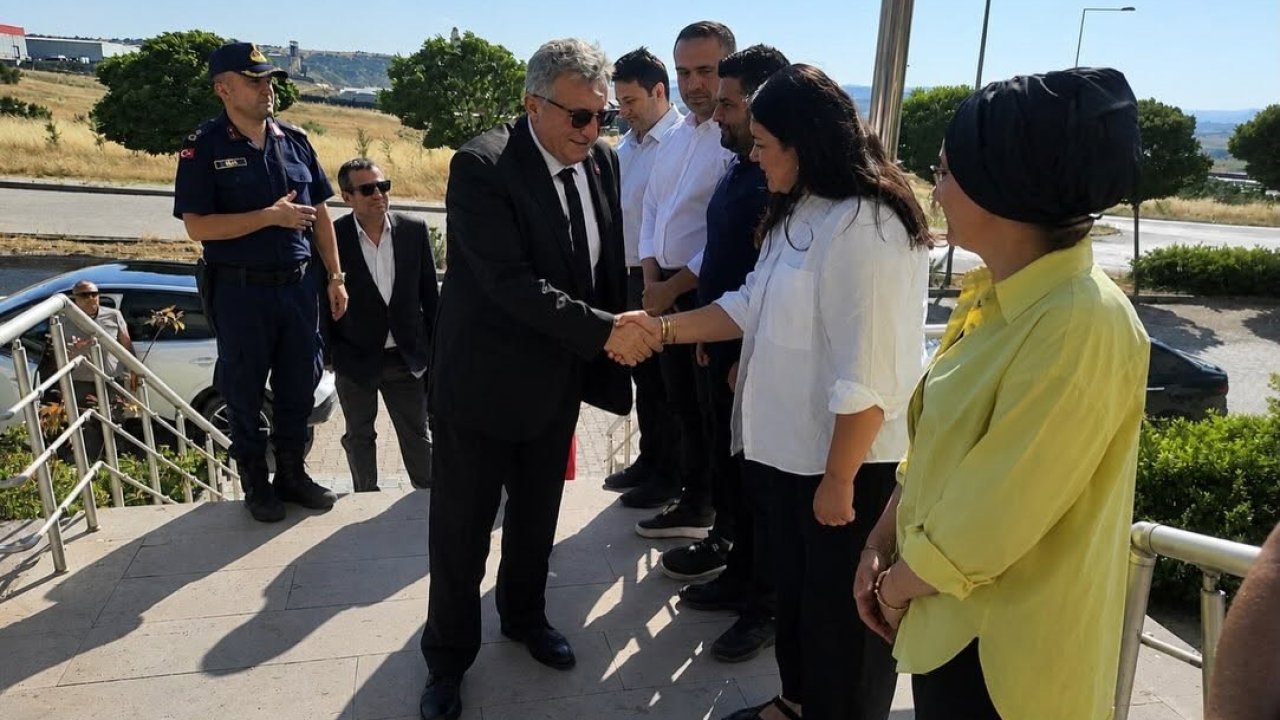 Kaymakam Helvacı, OSB bölgesinde incelemede bulundu