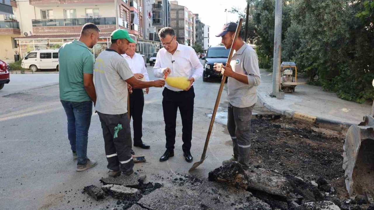 Başkan Öküzcüoğlu’ndan babasının tarifiyle işçilere serin mola