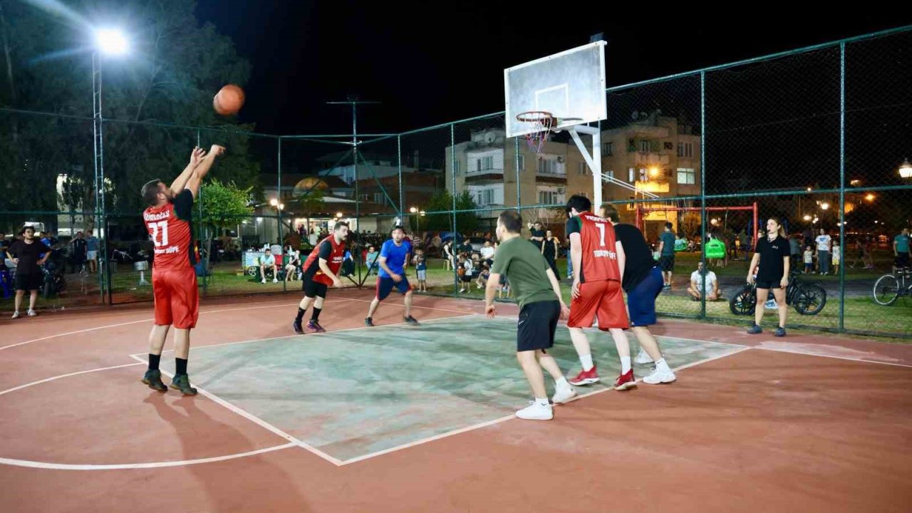 Çine’de Sokak Basketbol Turnuvası başladı