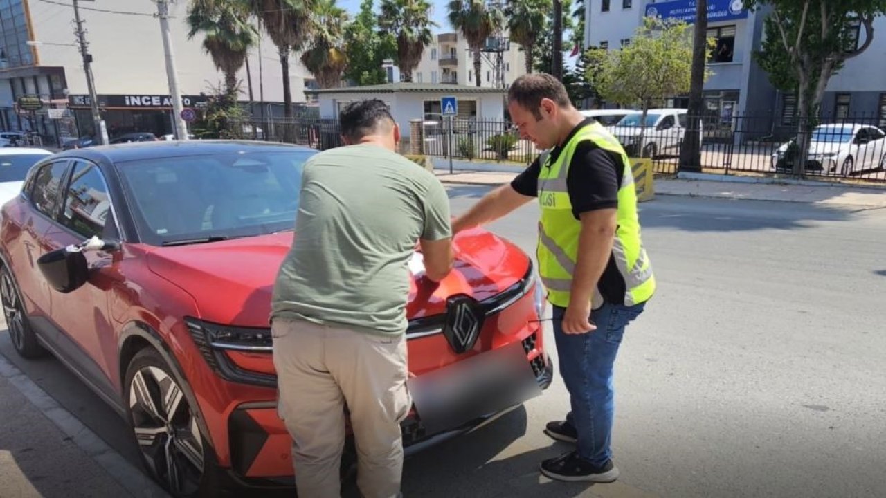 Mersin’de kural ihlali yapan sürücüye 10 bin lira ceza