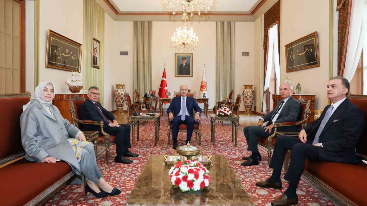 TBMM Başkanı Kurtulmuş’tan AK Parti’ye ziyaret