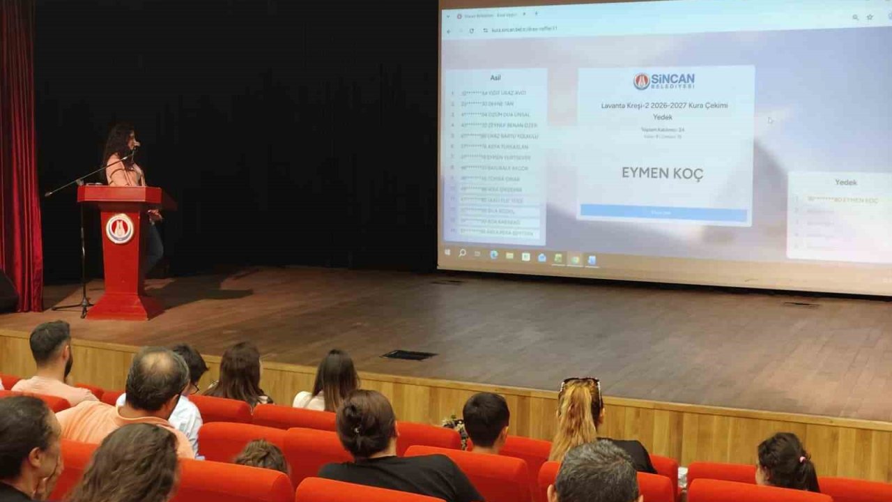 Sincan Belediyesi kreşlerinde öğrenciler kura çekimi ile belirlendi
