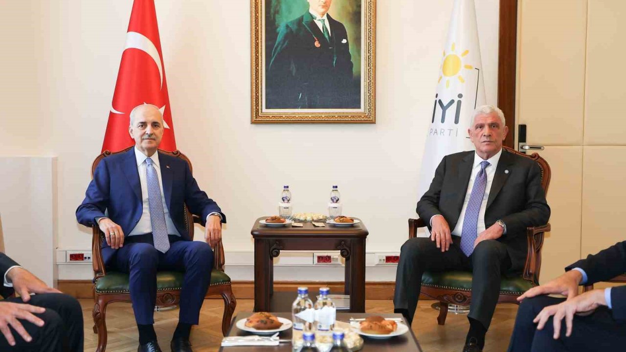 TBMM Başkanı Kurtulmuş’tan İYİ Parti’ye ziyaret