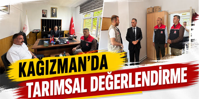 Kağızman’da Tarım Çalışmaları Değerlendirildi