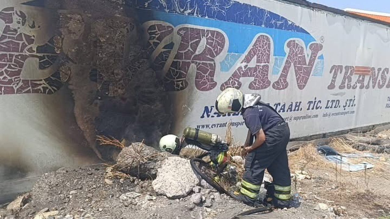 Dörtyol’da iş yerinde çıkan yangın kontrol altına alındı