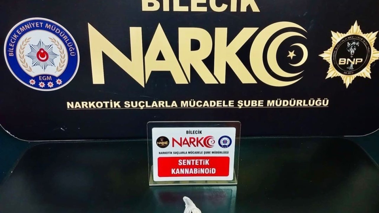 Bilecik’te uyuşturucu operasyonu: 1 gözaltı