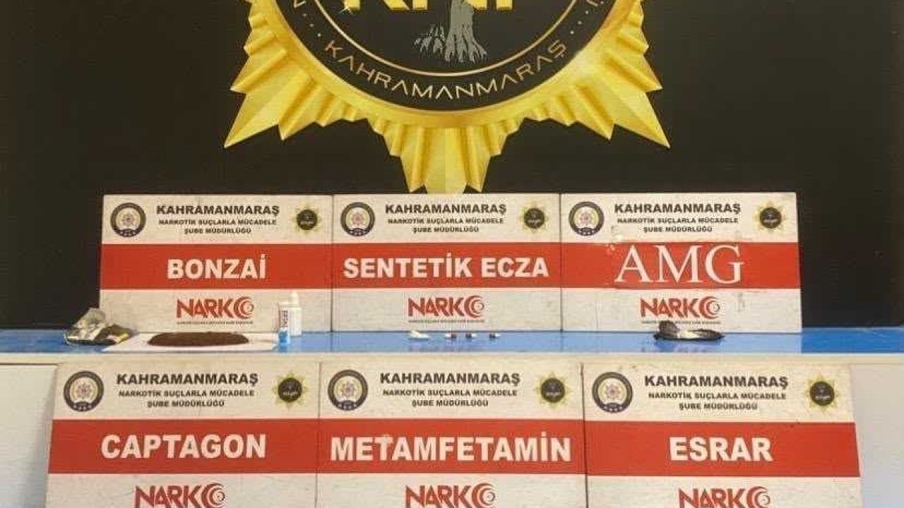 Kahramanmaraş’ta uyuşturucu operasyonu: 5 tutuklama