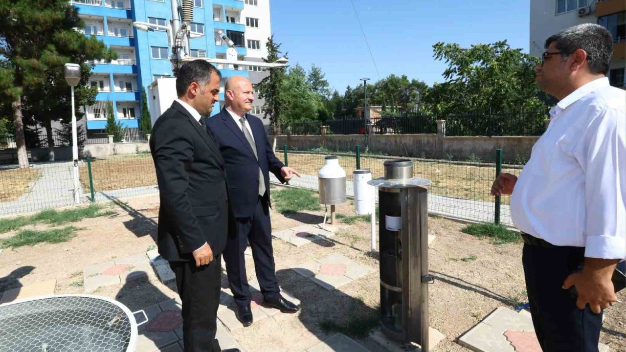 Vali Küçük, meteoroloji müdürlüğünü ziyaret etti
