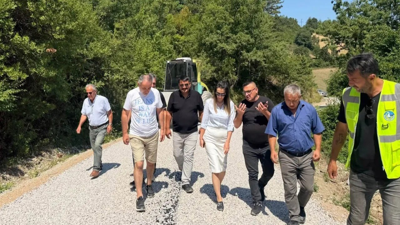 Gerze’de kırsal ulaşım çalışmaları