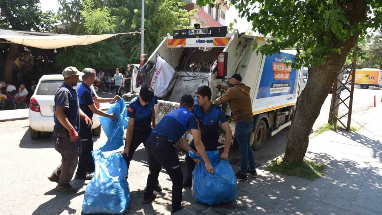 Siverek’te ele geçirilen tonlarca bozuk ürün imha edildi