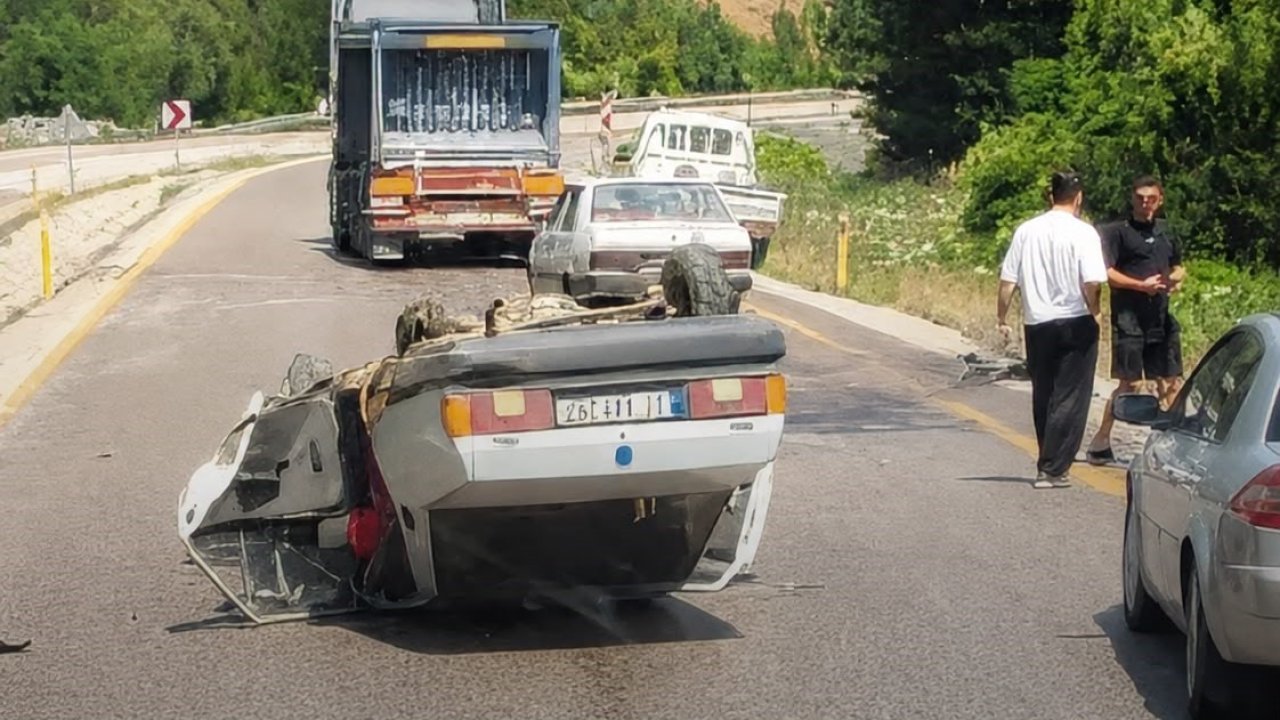 Kastamonu’da iki otomobil çarpıştı: 3 yaralı