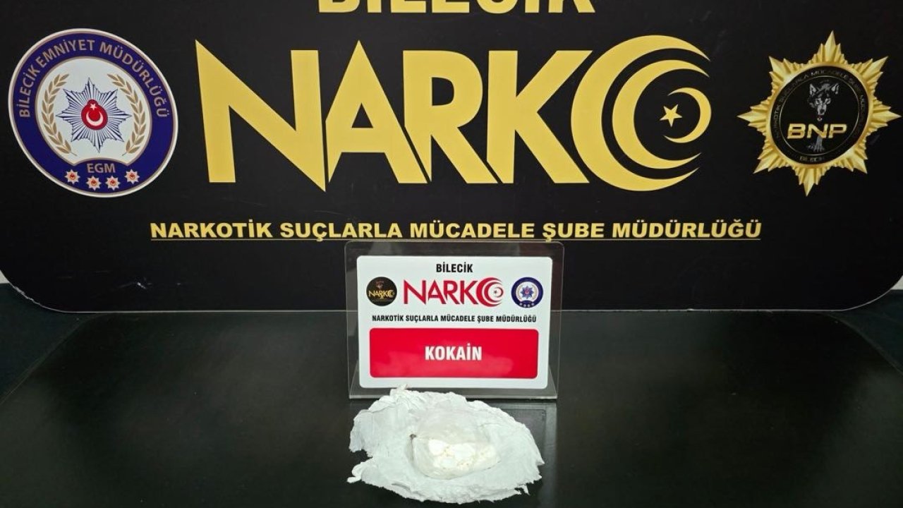 Bilecik’te uyuşturucu operasyonu: 1 gözaltı