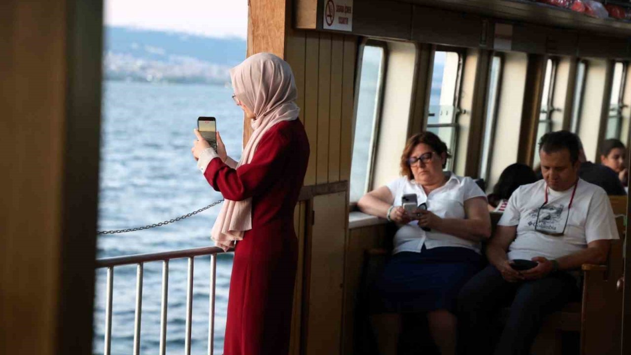 İzmit Körfezi’nde vapur keyfi