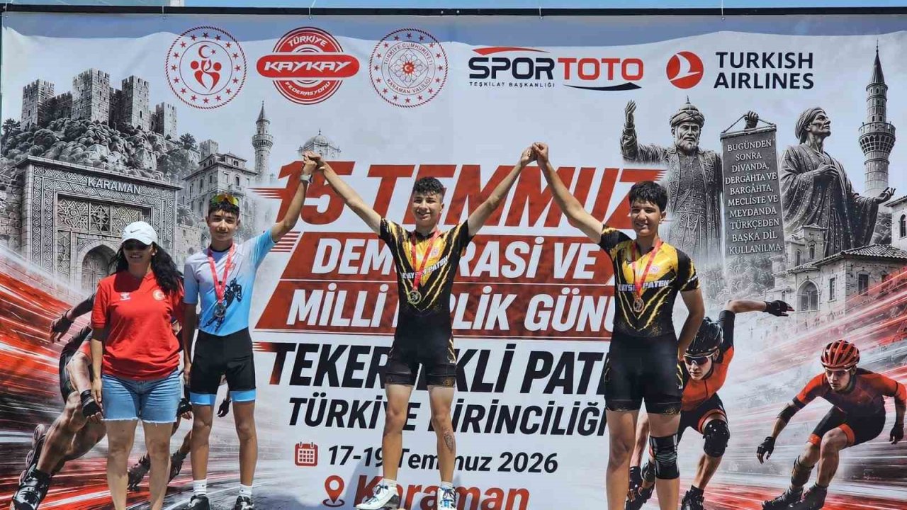 Kayserili patencilerden Karaman’da 7 madalya