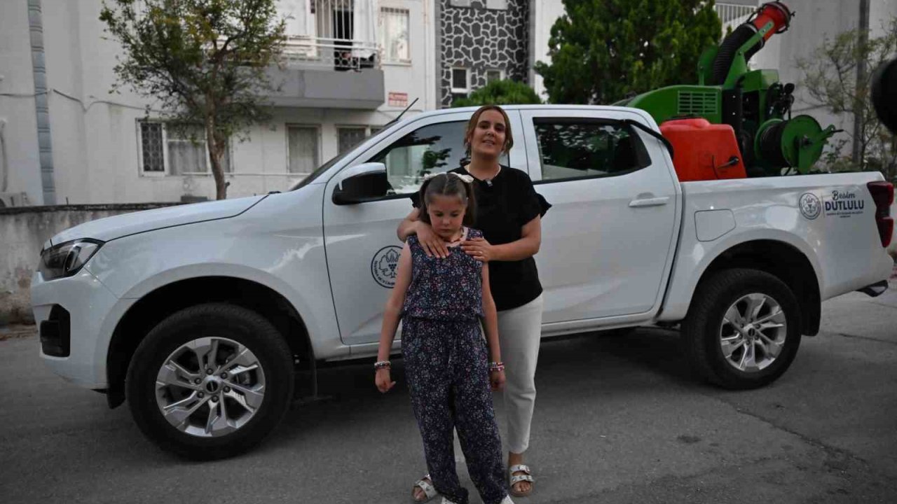 İlaçlama aracına uzanan hayal gerçek oldu