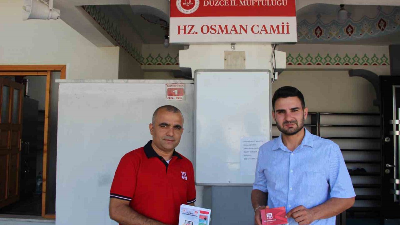 112 Acil Çağrı Merkezi tanıtım çalışmaları sürüyor