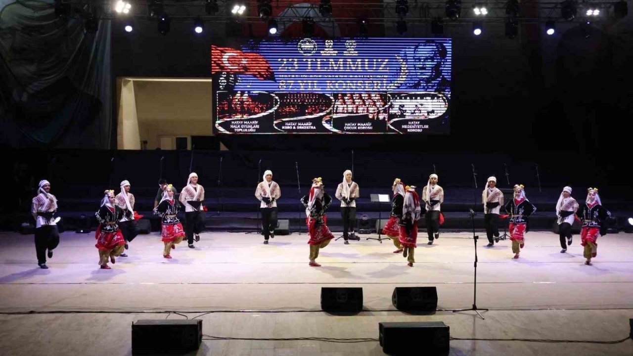 Hatay, Ana Vatana Katılışı’nın 87. yılını konser programıyla kutladı