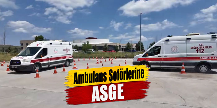 Kars’ta Ambulans Sürücülerine Güvenli Sürüş Eğitimi