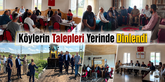 Susuz Köylerinde Saha İncelemesi