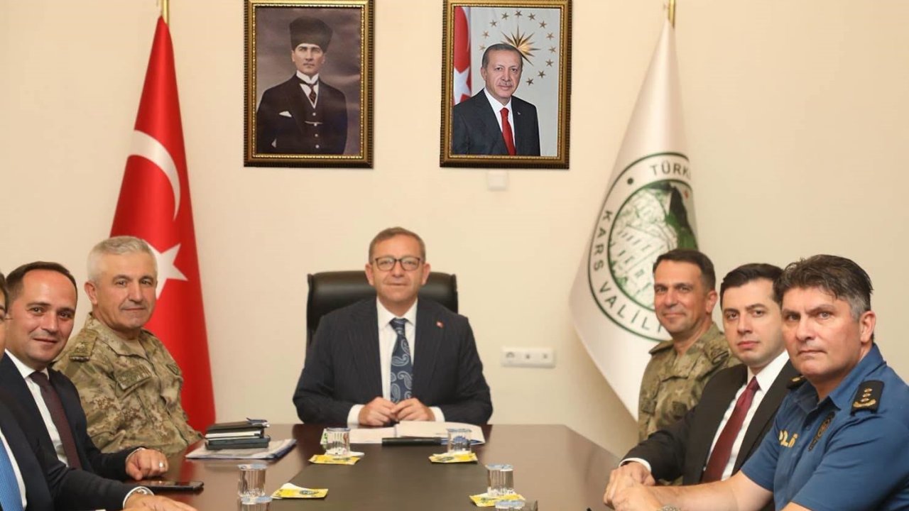 Kars’ta asayiş ve sınır güvenliği masaya yatırıldı