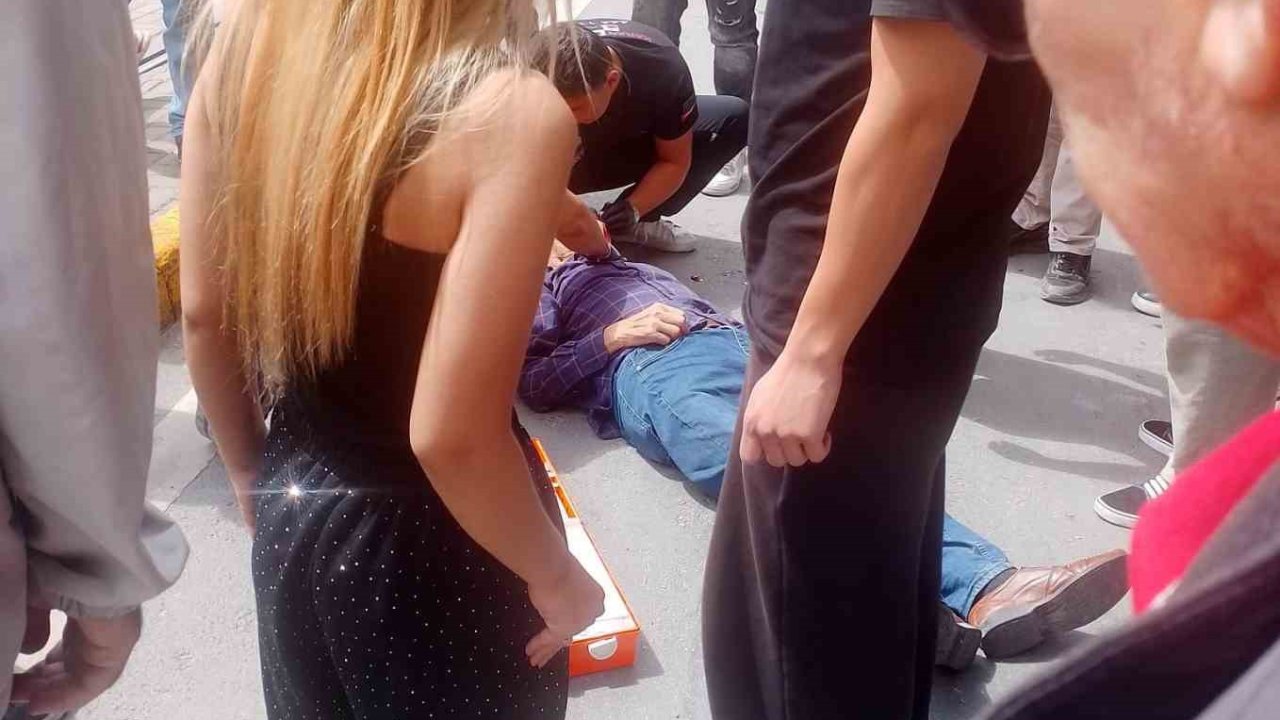 Eskişehir’de yaşı küçük motosikletlinin çarptığı yaya yaralandı