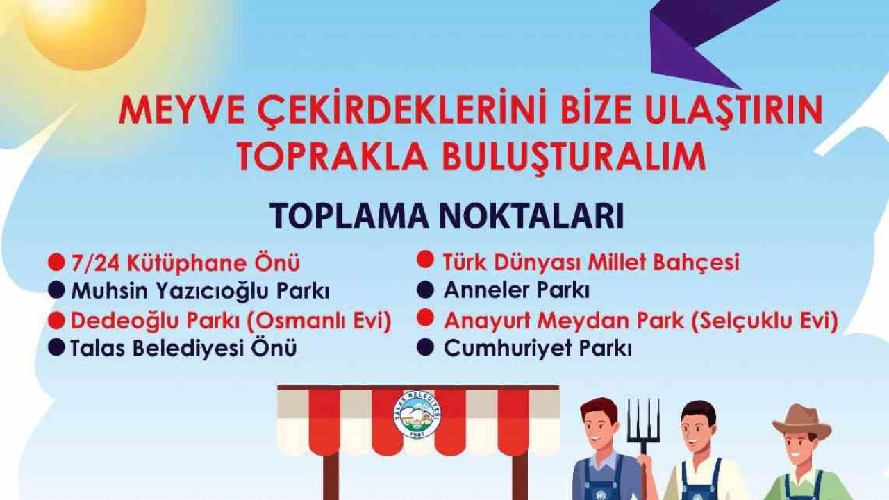Her çekirdek bir tohum, her tohum geleceğe bir nefes
