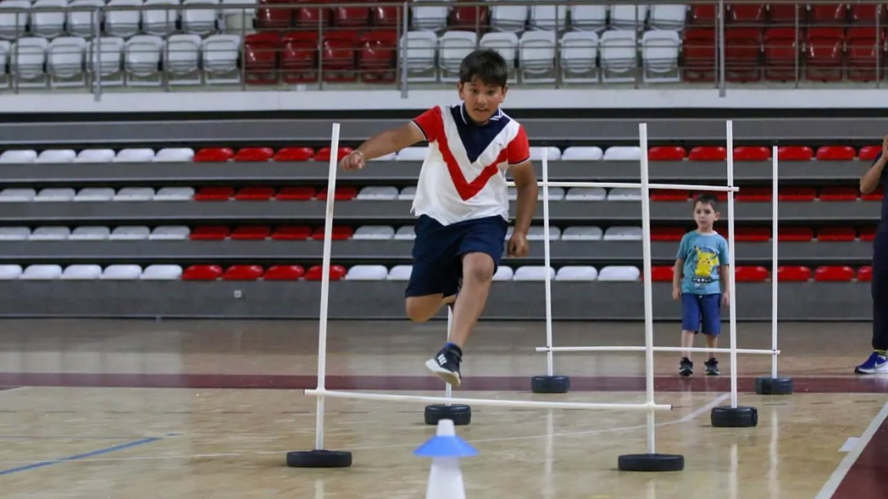 Kur’an kursu öğrencileri sporla buluştu