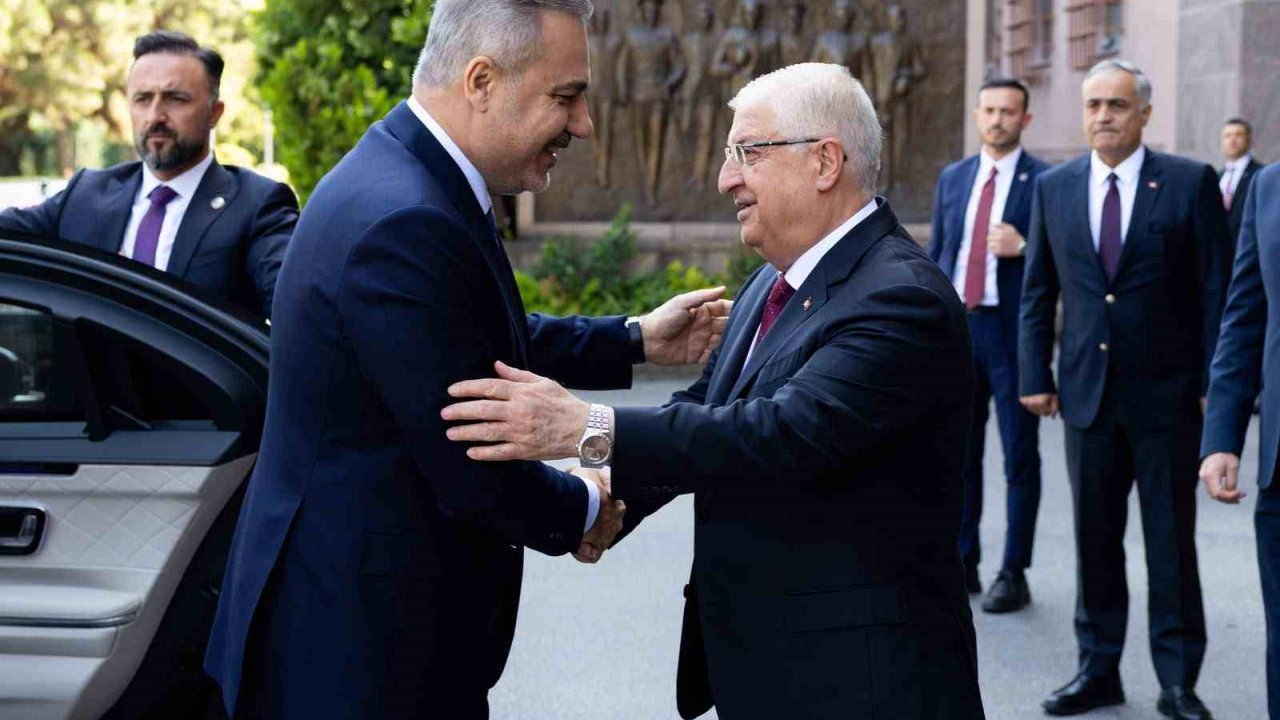 Bakan Fidan, Milli Savunma Bakanı Güler ile görüştü
