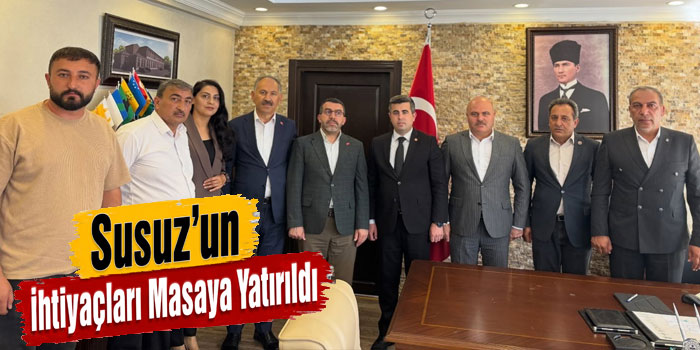 Susuz’un Geleceği Kaymakamlıkta Görüşüldü