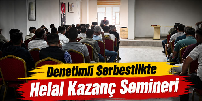 Kars’ta Yükümlülere “Helal Kazanç” Semineri