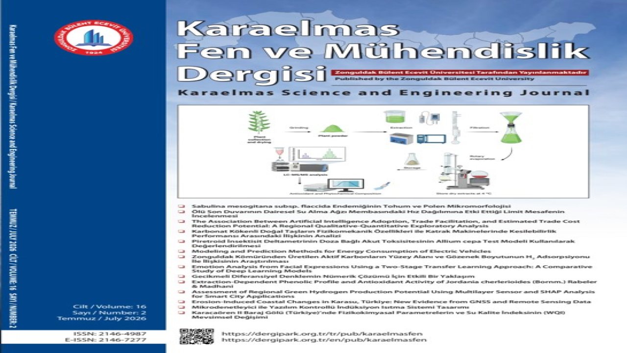 Karaelmas Fen ve Mühendislik Dergisi’nin 2’nci sayısı yayımlandı