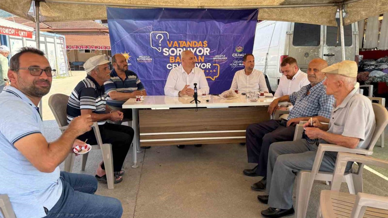 Çilimli’de vatandaş sordu, Başkan Yıldız yanıtladı