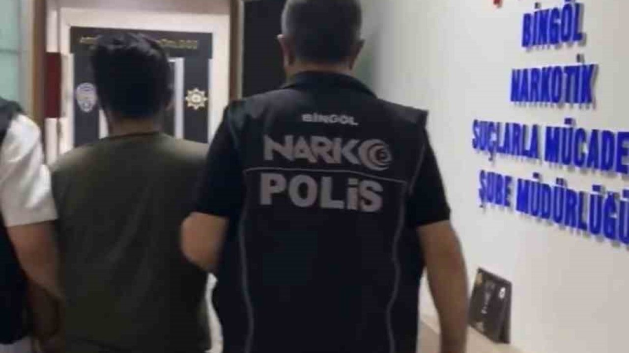 Bingöl’de uyuşturucu operasyonu: 2 tutuklama