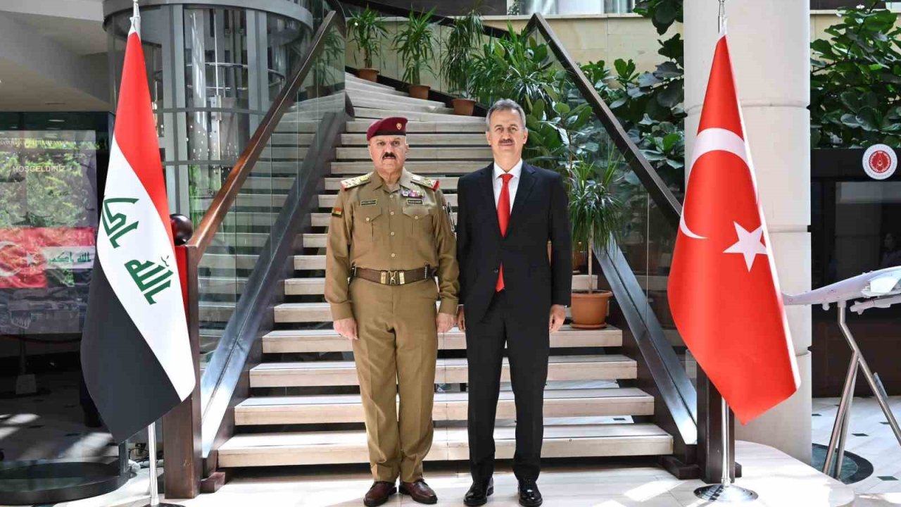 Savunma Sanayii Başkanı Görgün, Irak Silahlı Kuvvetleri Başkomutanlık Ofis Müdürü Orgeneral Al-Shammari’yi makamında ağırladı
