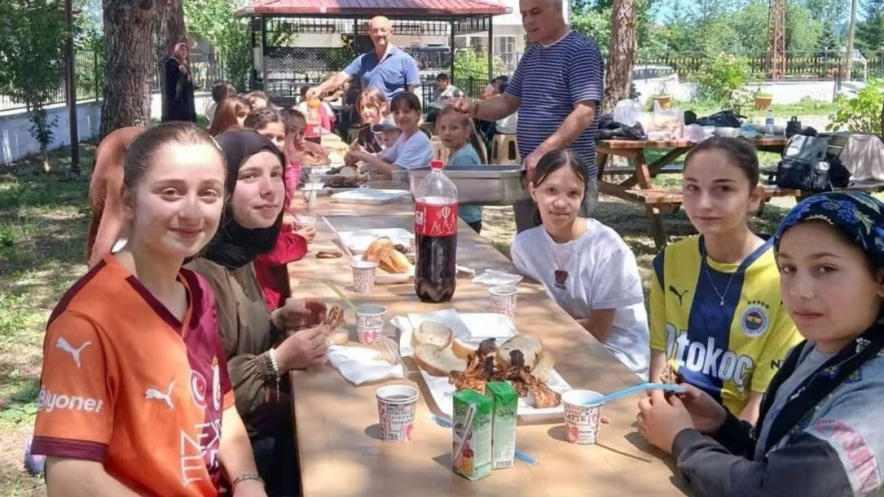 Kumru’da Kur’an kursu öğrencileri piknikte buluştu