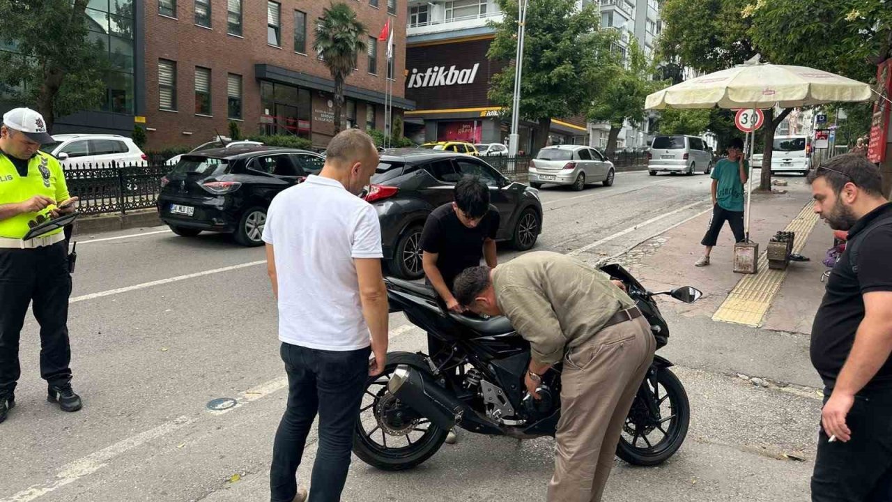 Samsun’da motosiklet SUV araca çarptı: 1 yaralı