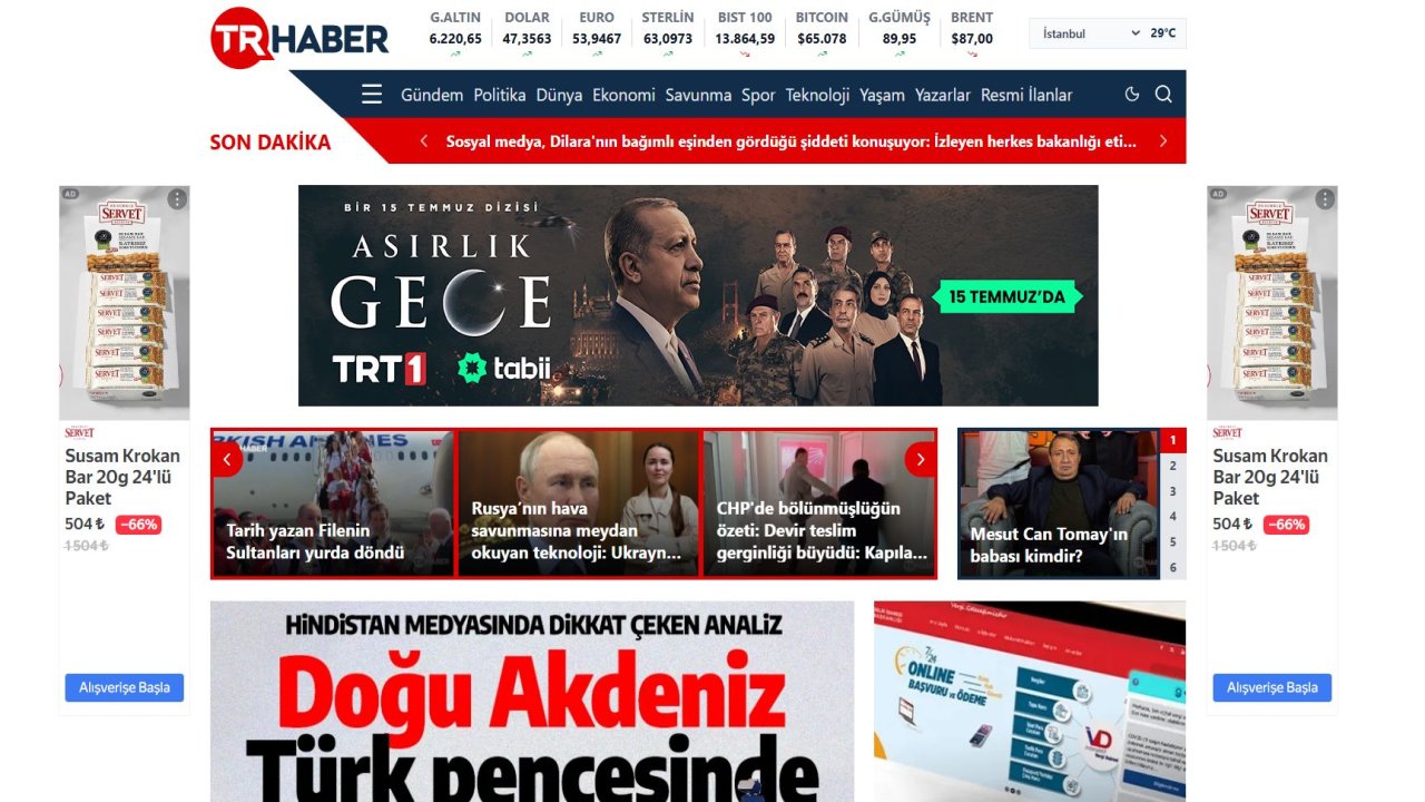 Güncel Haber İçeriklerinin Adresi