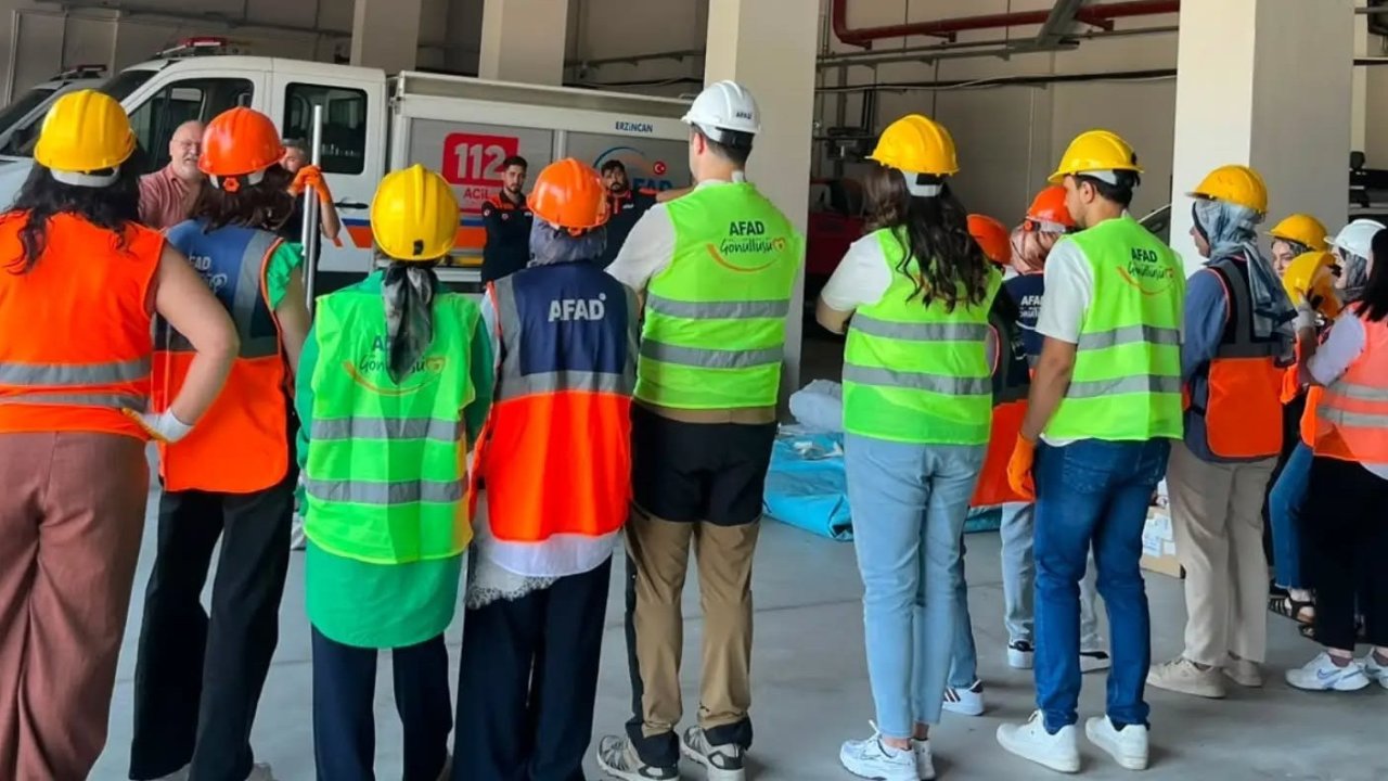 Erzincan’da Destek AFAD Gönüllü Eğitimi düzenlendi