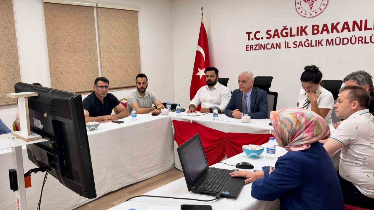 Erzincan’da evde sağlık hizmetlerinde koordinasyon ele alındı