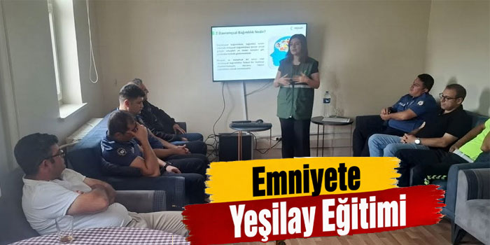 Selim’de Emniyet Personeline Bağımlılıkla Mücadele Eğitimi Verildi