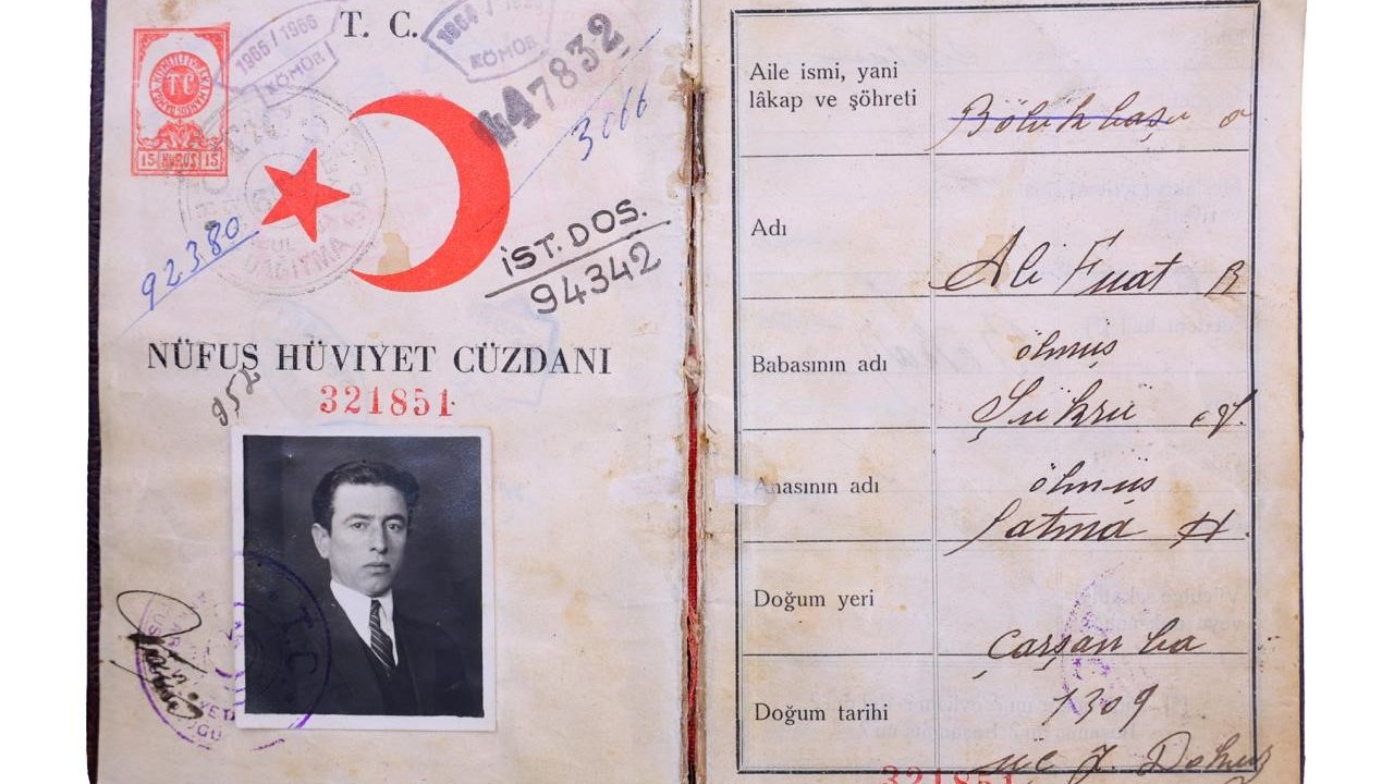Ali Fuat Başgil’in kimliği Samsun Kent Müzesi’nde sergilenecek