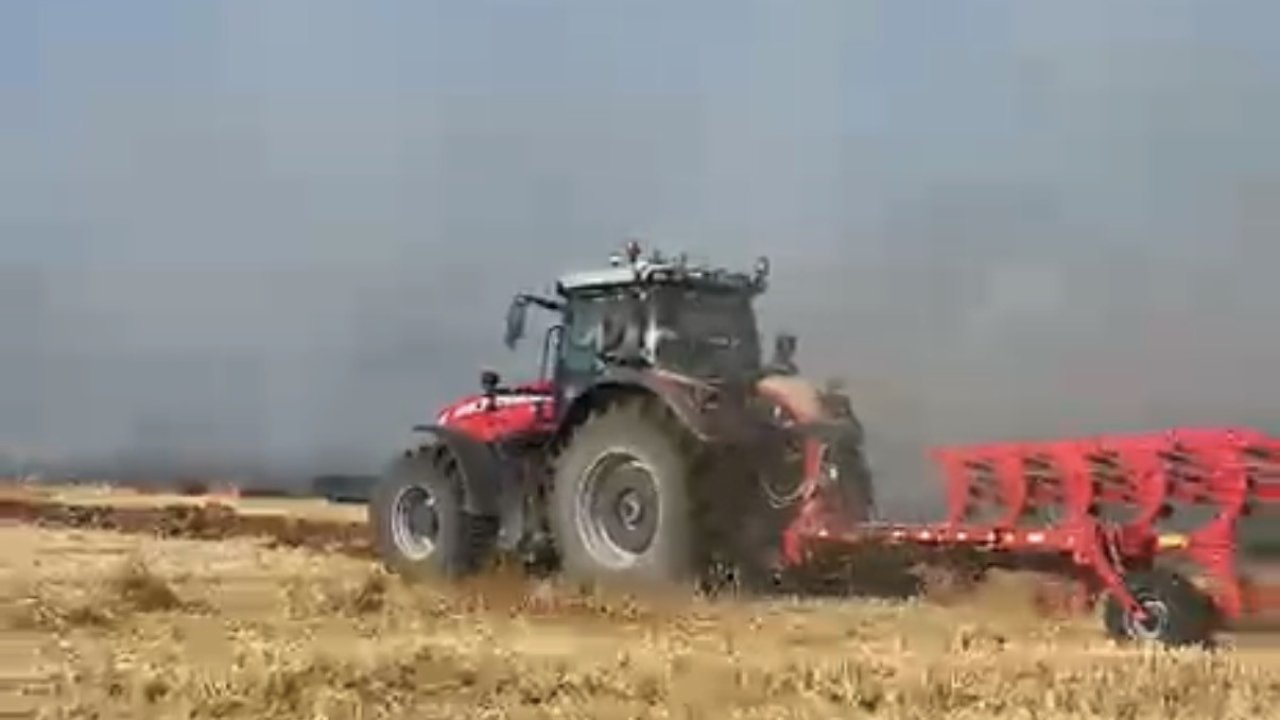 Eskişehir’de tarım arazisinde yangın paniği
