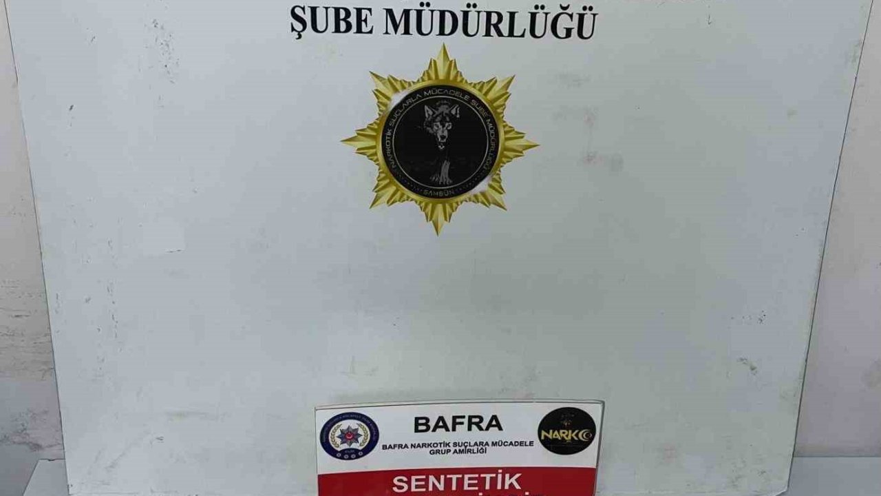 Bafra’da uyuşturucu operasyonunda 1 tutuklama
