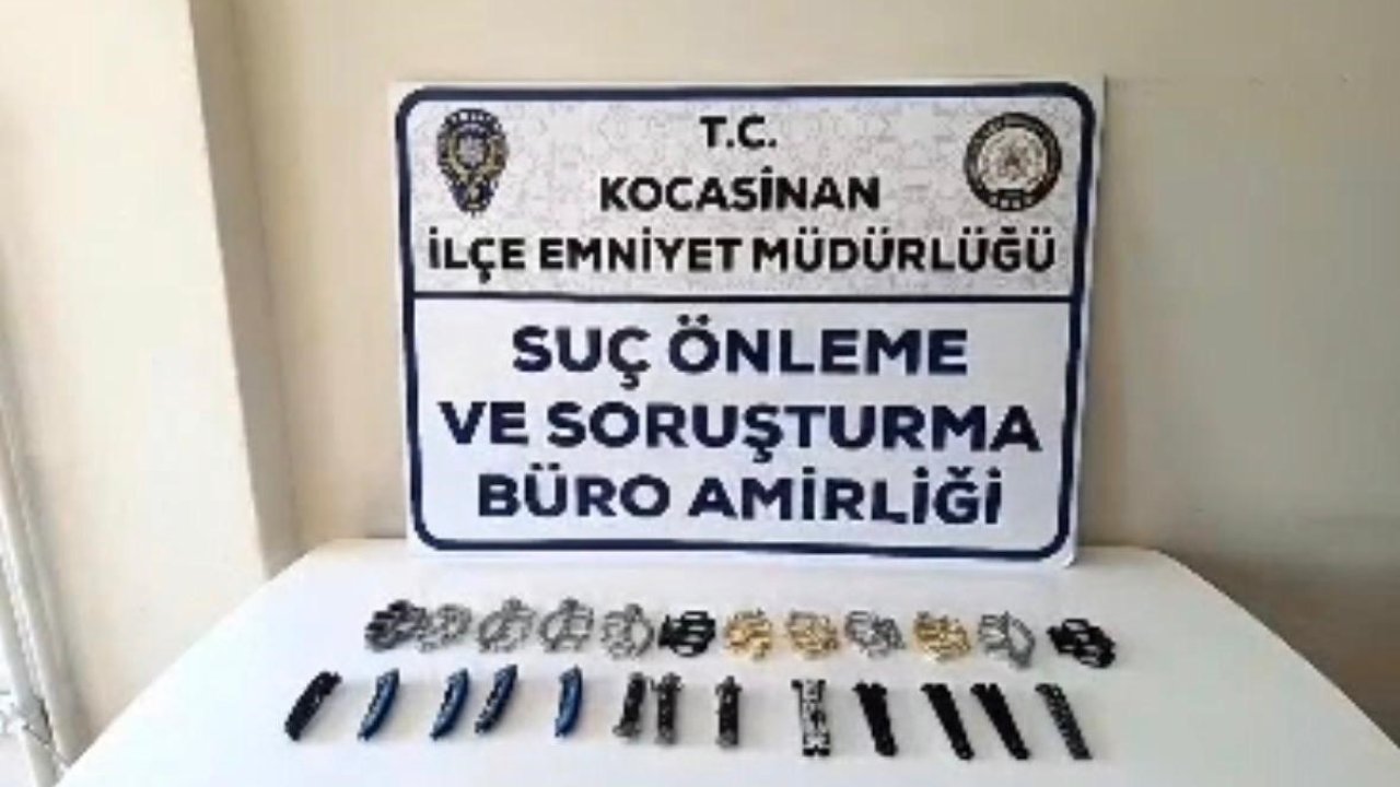 Kayseri’de yasaklı bıçak operasyonu: Çok sayıda sustalı ve muşta ele geçirildi