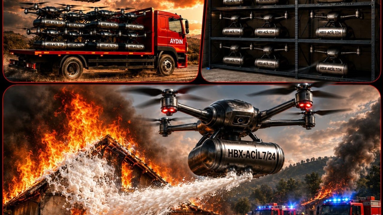 Orman ve arazi yangınları ile mücadelede ‘Akıllı Drone" önerisi